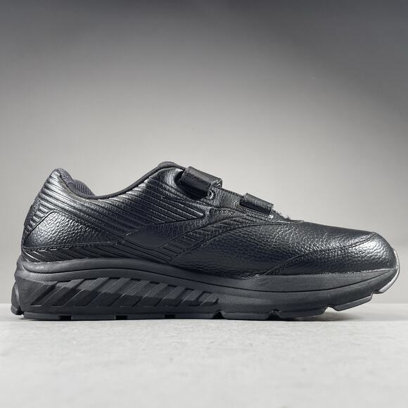 Brooks Addiction Walker V-Strap 2 Men\'s 12.5 Wide Black Leather Walking Sneakers main image 8